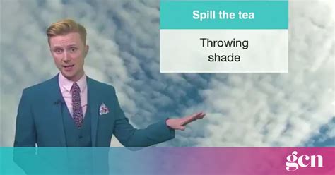 bbc weatherman delivers entire forecast filled with drag