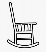 Chair Rocking Coloring Clipart Clipartkey Pinclipart sketch template