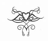 Tribal Hearts Tattoo Deviantart Login sketch template