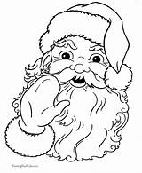 Christmas Coloring Sheets Pages Printable Santa Color Sheet Print Kids Printables Claus Printing Help Noel sketch template