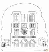 Notre Dame Coloring Pages Skip Main sketch template