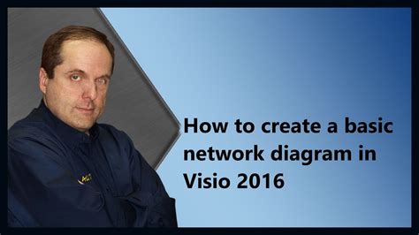 create  basic network diagram  visio  youtube