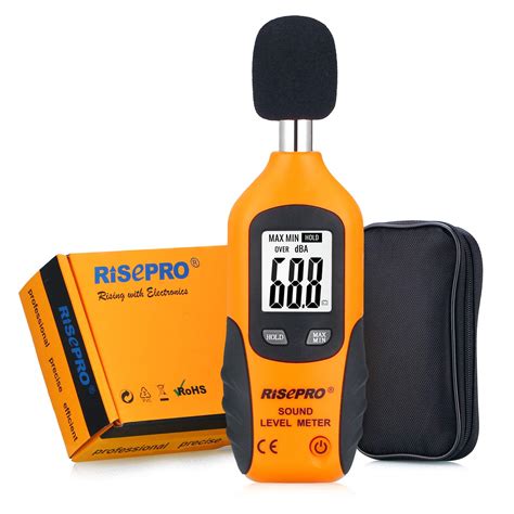 buy decibel meter risepro digital sound level meter   db audio noise measure device