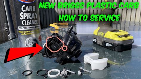 briggs  stratton  style plastic carburetor clean  service ultimate guide youtube