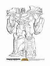 Prime Optimus sketch template