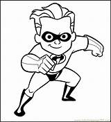 Incredibles Coloring Pages Printable Color Online Superhero Kids Baby Flash Cartoons Sheet sketch template