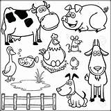 Farm Coloring Animals Animal Pages Preschool Printables Chinese Year Getdrawings Printable Color Getcolorings Print Wildlife Colorings sketch template