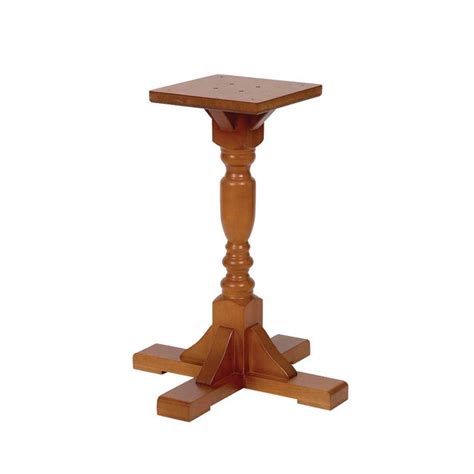 harley single pedestal table base forest contract