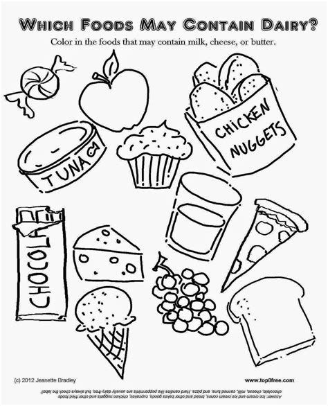 printable food colouring pages clip art library