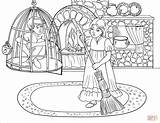 Coloring Gretel Hansel Pages Work Cell While Dot Printable Drawing sketch template