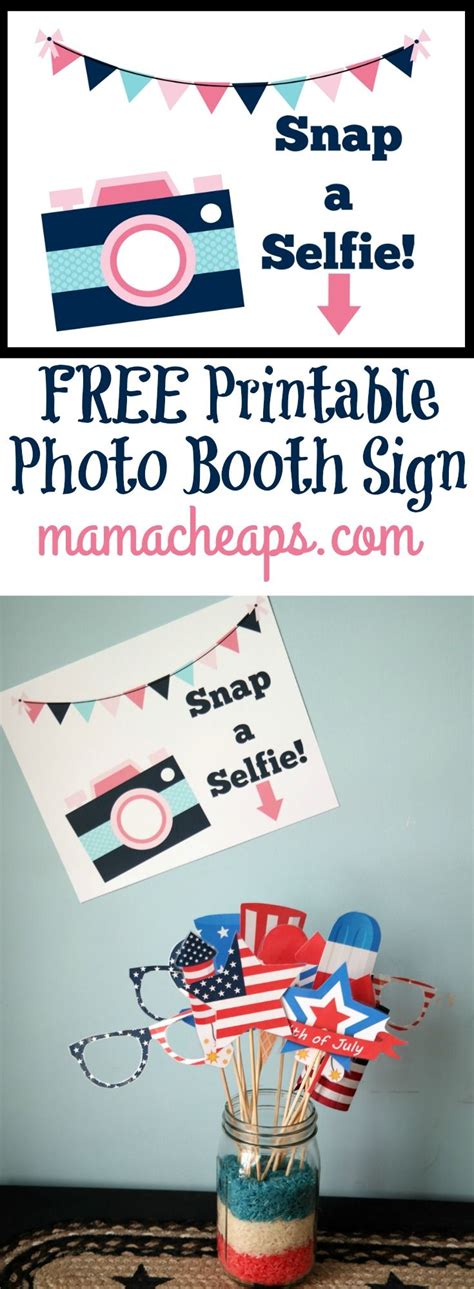 printable photo booth sign mama cheaps photo booth props