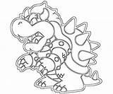 Bowser Coloring Dry Pages Getcolorings Jr sketch template