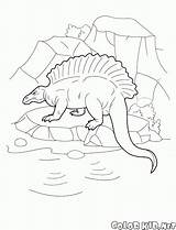 Coloring Edaphosaurus Saurolophus sketch template