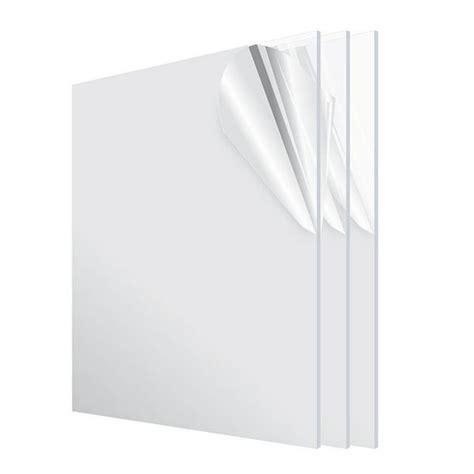 Adiroffice 24 X 36 Clear Plexiglass Acrylic Sheet 3 Pack Walmart