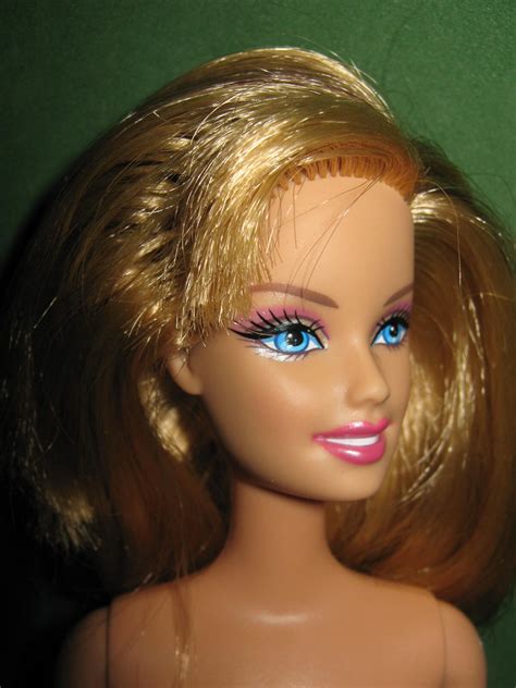 Nude Barbie Doll Honey Blond Hair Belly Button Body Ebay
