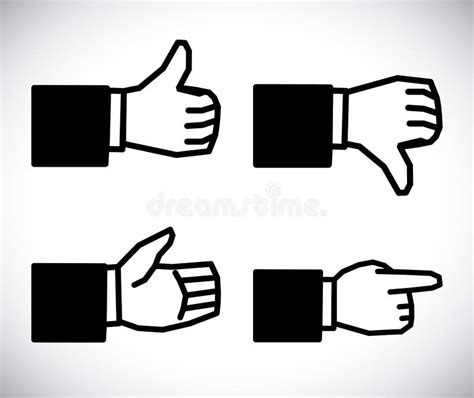 hand gesture design stock vector illustration  guide
