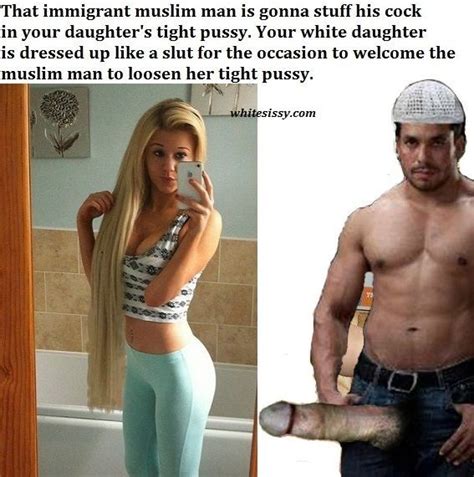 muslim cock white man caption cumception