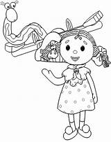 Andy Coloring Pages Pandy sketch template