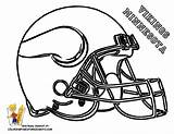Coloring Football Nfl Pages Helmets Vikings Helmet Printable Minnesota Kids Mn Color Team Teams Drawing 49ers Sports Pro Book Boys sketch template