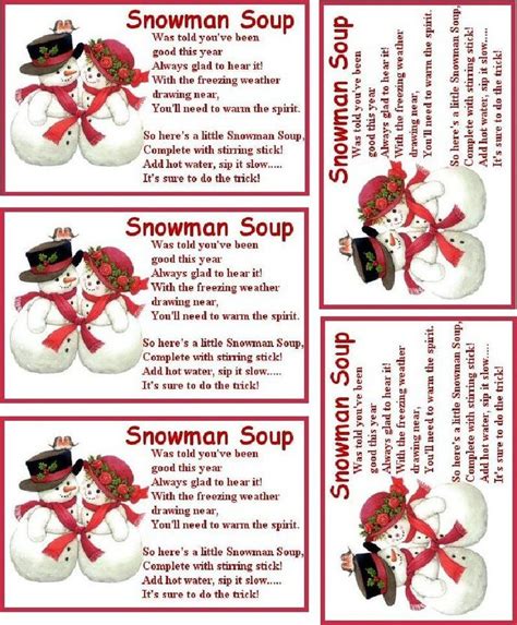 snowman soup snowman soup christmas crafts christmas printables