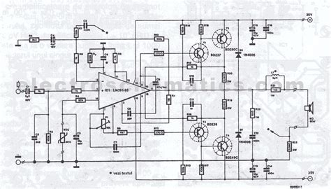 lm guitar amplifier circuit
