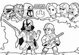 Luke Coloriage Skywalker sketch template