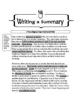 writing  summary paragraph  subjects    azsunset literacy