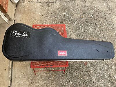 vintage  fender red label molded guitar case  telecaster stratocaster ebay