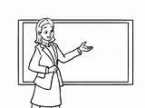 Maestra Maestras Profesores Colorir Professora Desenhos Escuela Profesora Pintarcolorear Profesor Maestro Maestros Profesoras Colorea Algunas Colegio sketch template