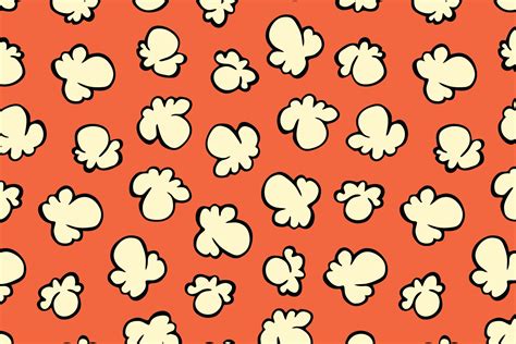 popcorn seamless vector patterns  patterns design bundles