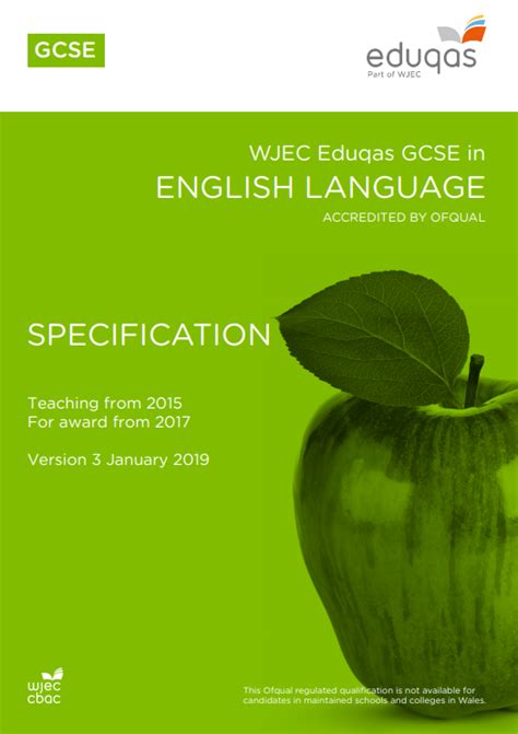 gcse english language eduqas