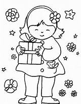 Coloring Kids Pages Color Blank Drawing Printable Girl Kid Gifts Flowers Sheets Child Paintingvalley sketch template