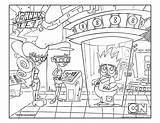 Test Johnny Coloring Pages Cartoons Printable sketch template