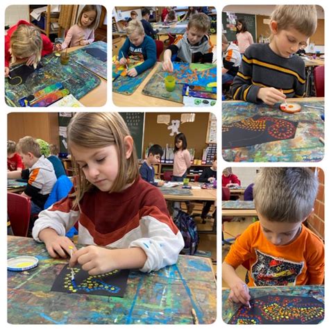 dot painting grundschule egels