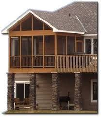 image result   story deck  screened  porch house  porch