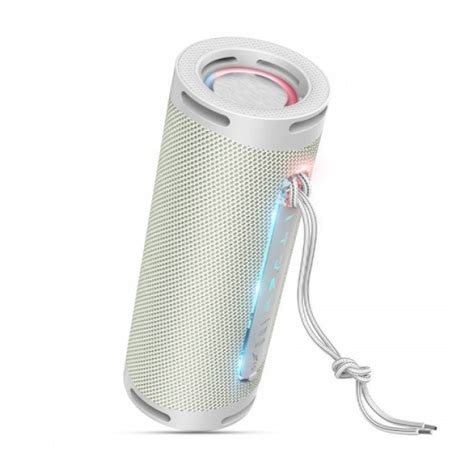 hoco hc dazzling pulse sports wireless waterproof bluetooth speaker white