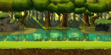 Forest Background ~ Illustrations ~ Creative Market