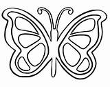 Papillon Butterfly sketch template