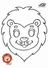 Lion Aslan Maske Krokotak Okuloncesitr Maskesi Fasching Boyama Kafasi Okulöncesi Ausdrucken Kalıbı Kalibi sketch template