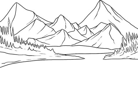 mountain  coloring