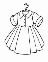 Coloring Pages Dresses Girls Girl Color Printable sketch template
