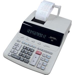 sharp cs rh rekenmachine met telrol kantoorartikelen  de laagste prijzen beslistnl