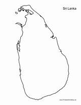 Sri Lanka Outline Map Coloring Printable Pages Print Kids Vector Maps Small Search School Open Useful Tattoos Again Bar Case sketch template