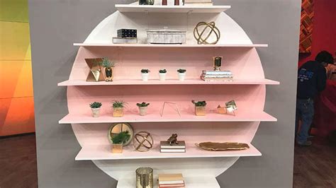 How To Diy This Expensive Looking Blush Ombre Floating Shelf Wall For