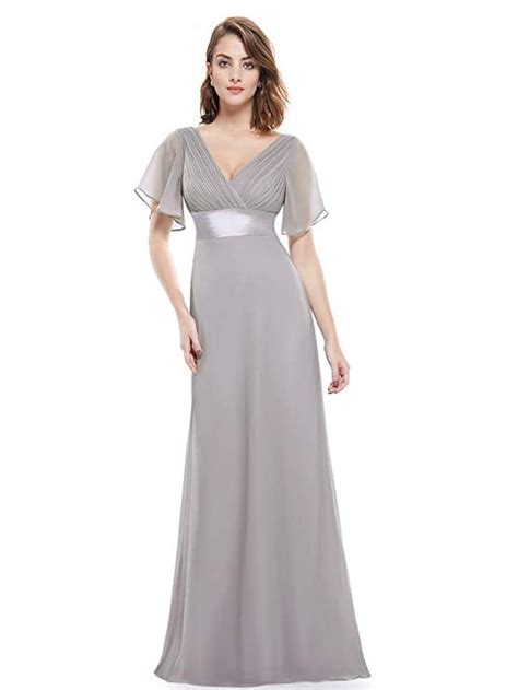 Ever Pretty Short Sleeve V Neck Long Dress The Best