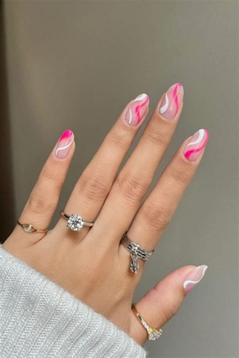 cute oval nails art designs  summer nails