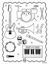 Coloring Instruments Music Musical Pages Instrument Printable Kids Class Lds Orchestra Xylophone Primary Lessons Themed Preschool Nod Kiddos Activities Colouring sketch template