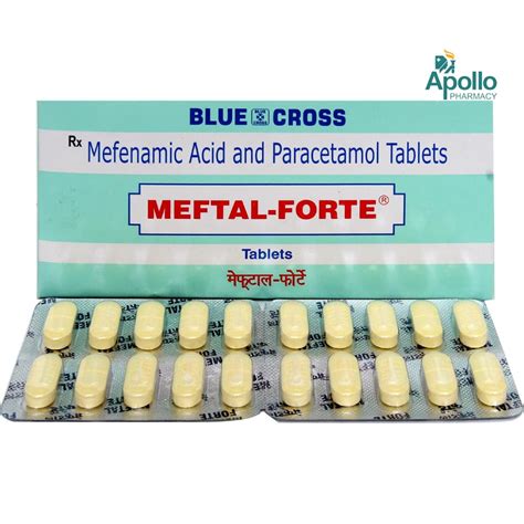 meftal forte tablet  price  side effects composition apollo pharmacy