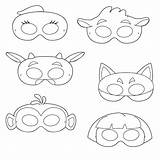 Printable Masks Mask Monkey Coloring Exploring Fox Etsy Kids Dora Cartoon Print Cow Paper Zoom Click Girls Choose Board sketch template