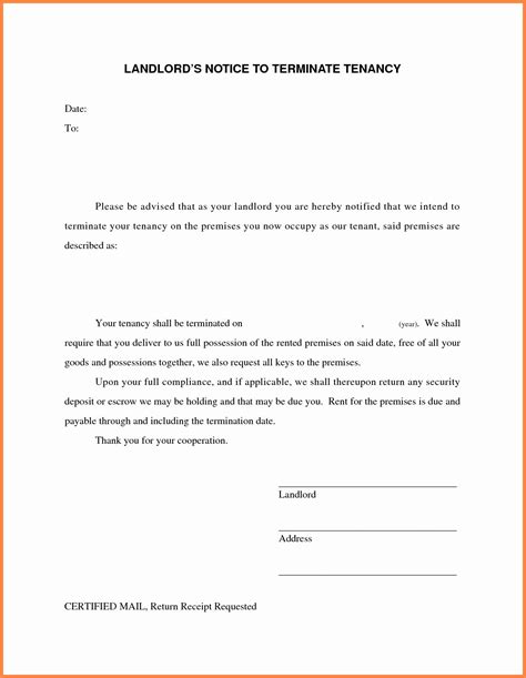 landlord  tenant sample letters awesome  landlord tenant agreement